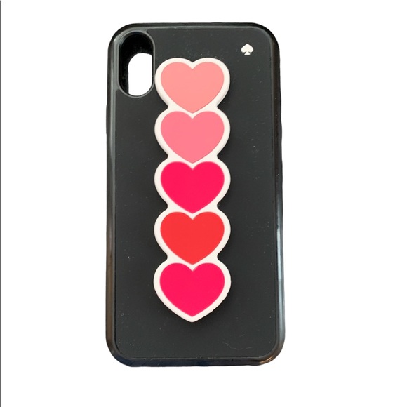 ❤️❤️❤️Kate Spade ombre heart iPhone XR stand case❤️❤️❤️ - Picture 1 of 6